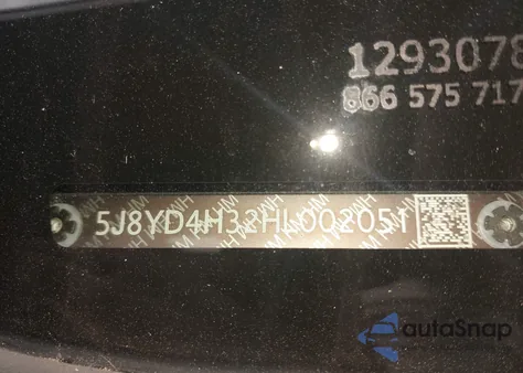 2017 Acura Mdx z USA, uszkodzony, nr VIN 5J8YD4H32HL002051